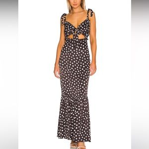 Majorelle Polka Dot Maxi